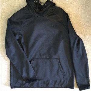 NEW!!! Black therma-fit Nike hooded sweatshirt